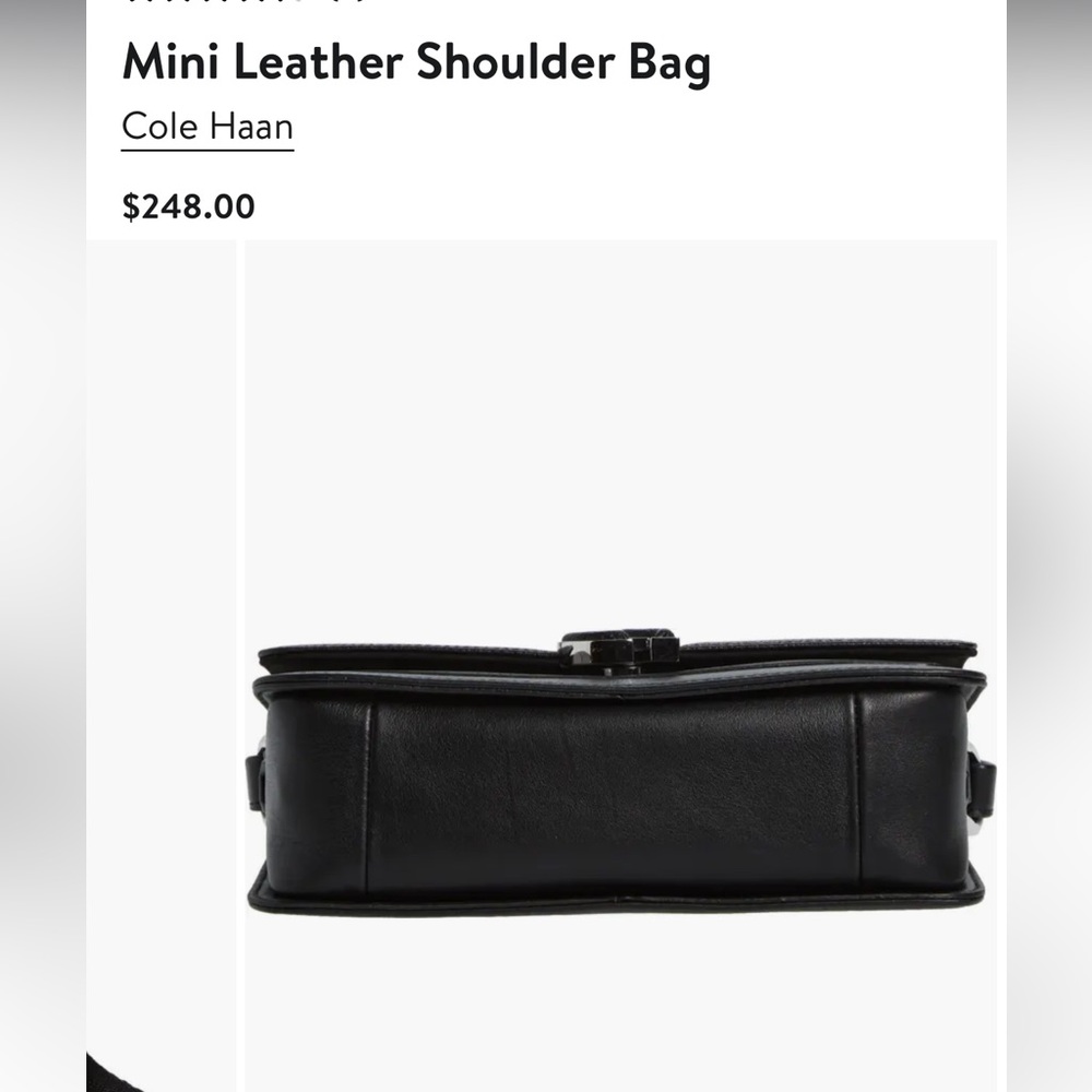 Cole Haan Shoulder Leather Bag - Picture 11 of 14